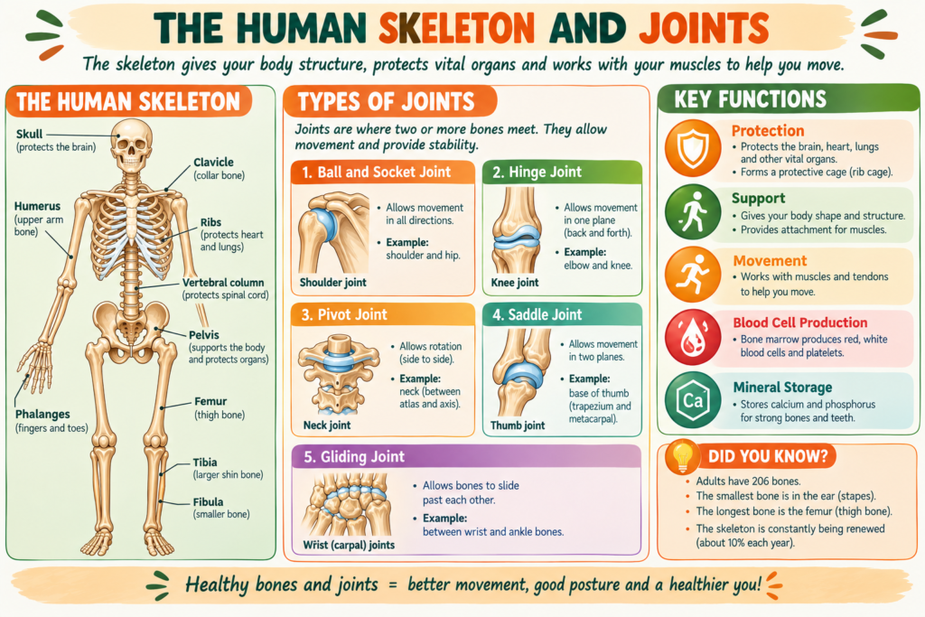 New CourseTHE HUMAN SKELETON AND JOINTS